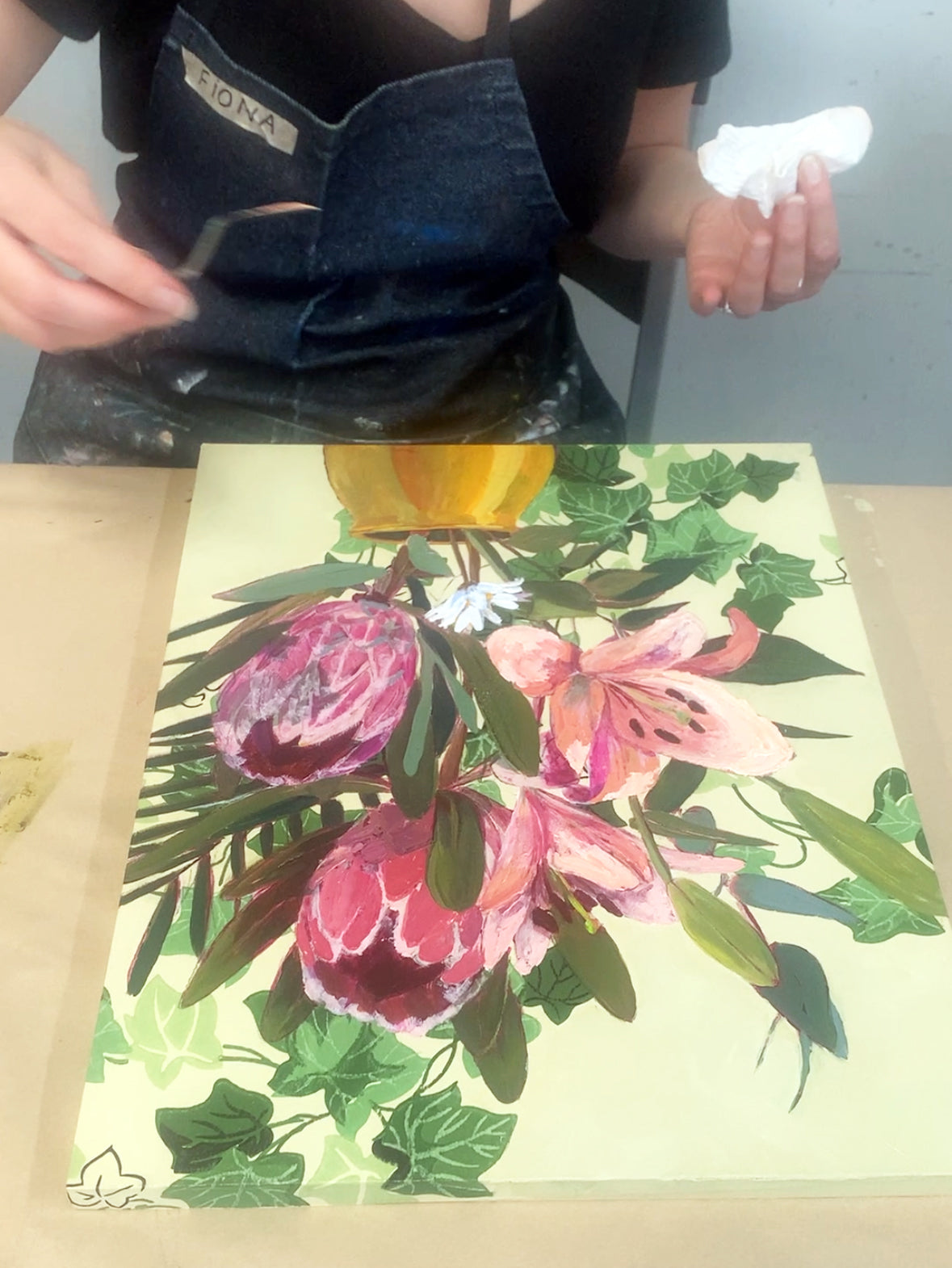 Exquisite Layers - Acrylic and Mixed Media, Gold Coast [JW-W-Mar27]