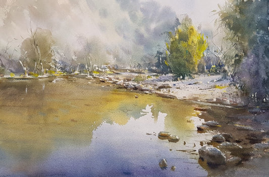 Watercolour Landscapes in Tasmania