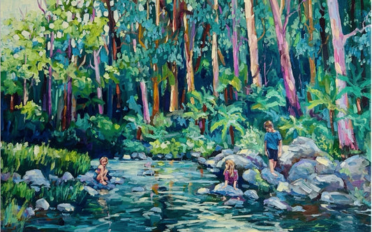 Clair Bremner art workshop in Perth