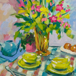 Expressive Acrylic Florals & Still Life