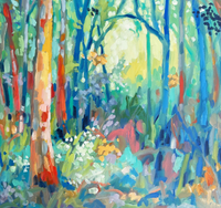 Expressive Acrylic Landscapes