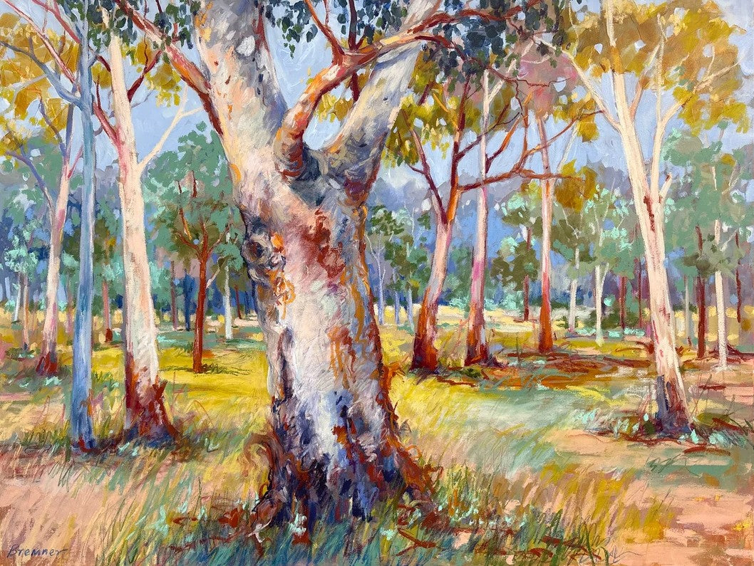 Expressive Acrylic Landscapes