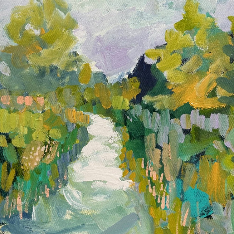 Expressive Acrylic Landscapes in Tasmania