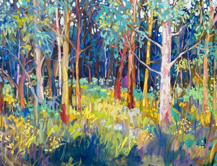 Expressive Acrylic Landscapes in Tasmania