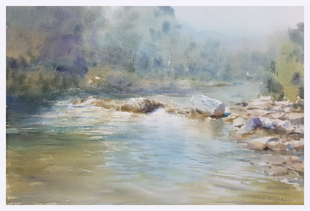 Watercolour Landscapes in Tasmania