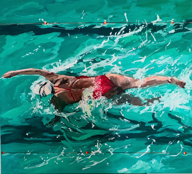 Strokes - Swimming with a Brush, Gold Coast [GD-W-Jan27]