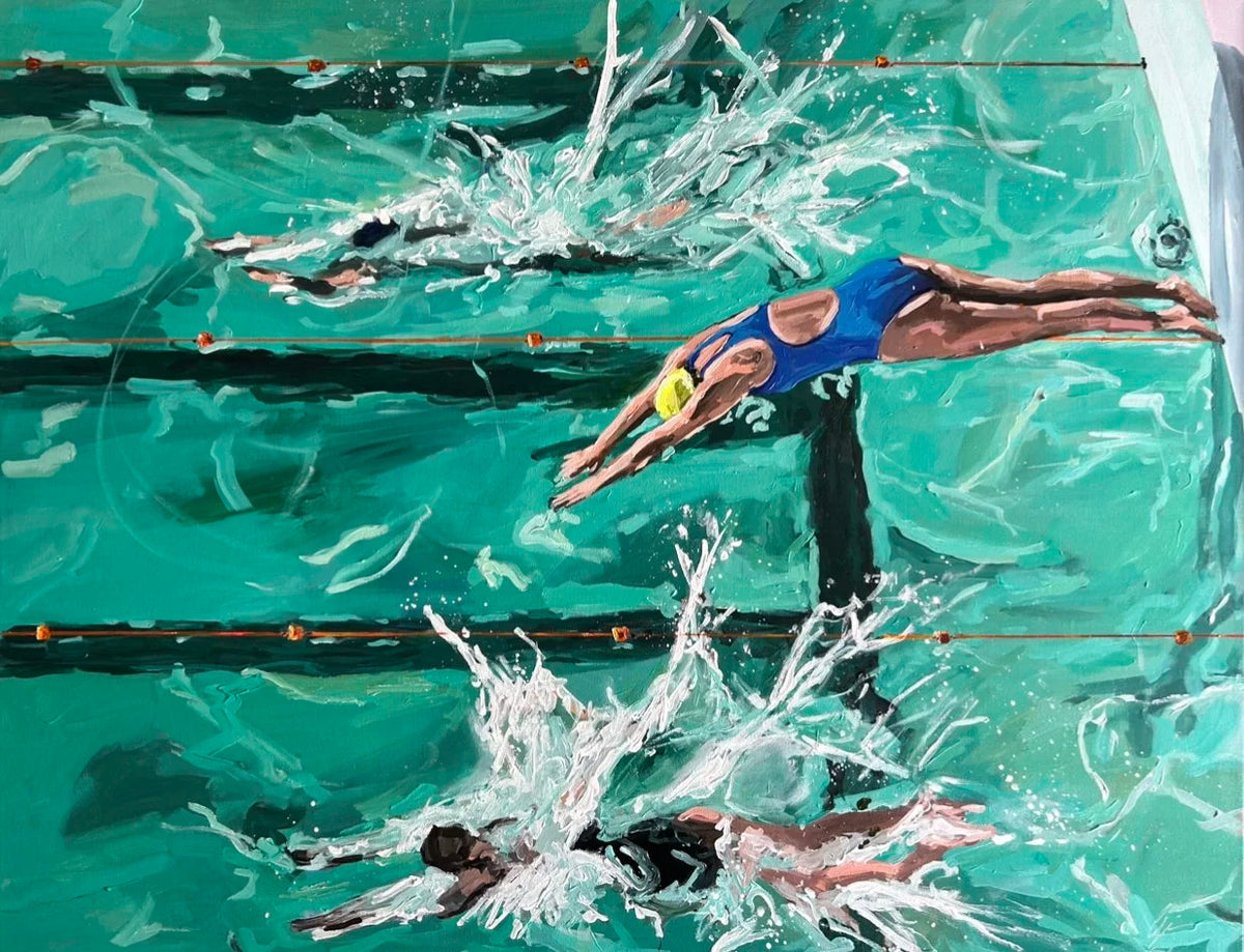 Strokes - Swimming with a Brush, Gold Coast [GD-W-Jan27]