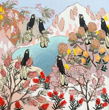 The Art of Letting Go: Botanicals and Birds in Acrylics or Oils