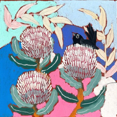 The Art of Letting Go: Botanicals and Birds in Acrylics or Oils