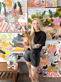 The Art of Letting Go: Botanicals and Birds in Acrylics or Oils