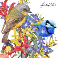 Small Bird & Botanical Studies in Watercolour
