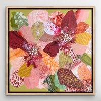 Gelli plates & Mixed media Floral Impressions