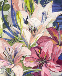 Lush Layers - Creating a Sumptuous Floral Still Life in Acrylics and Mixed Media