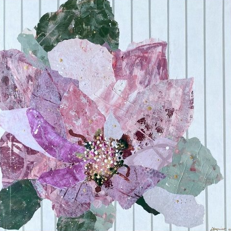 Gelli plates & Mixed media Floral Impressions