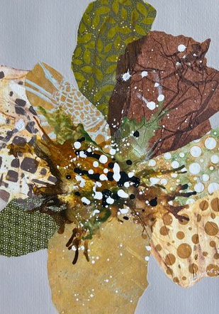 Gelli plates & Mixed media Floral Impressions