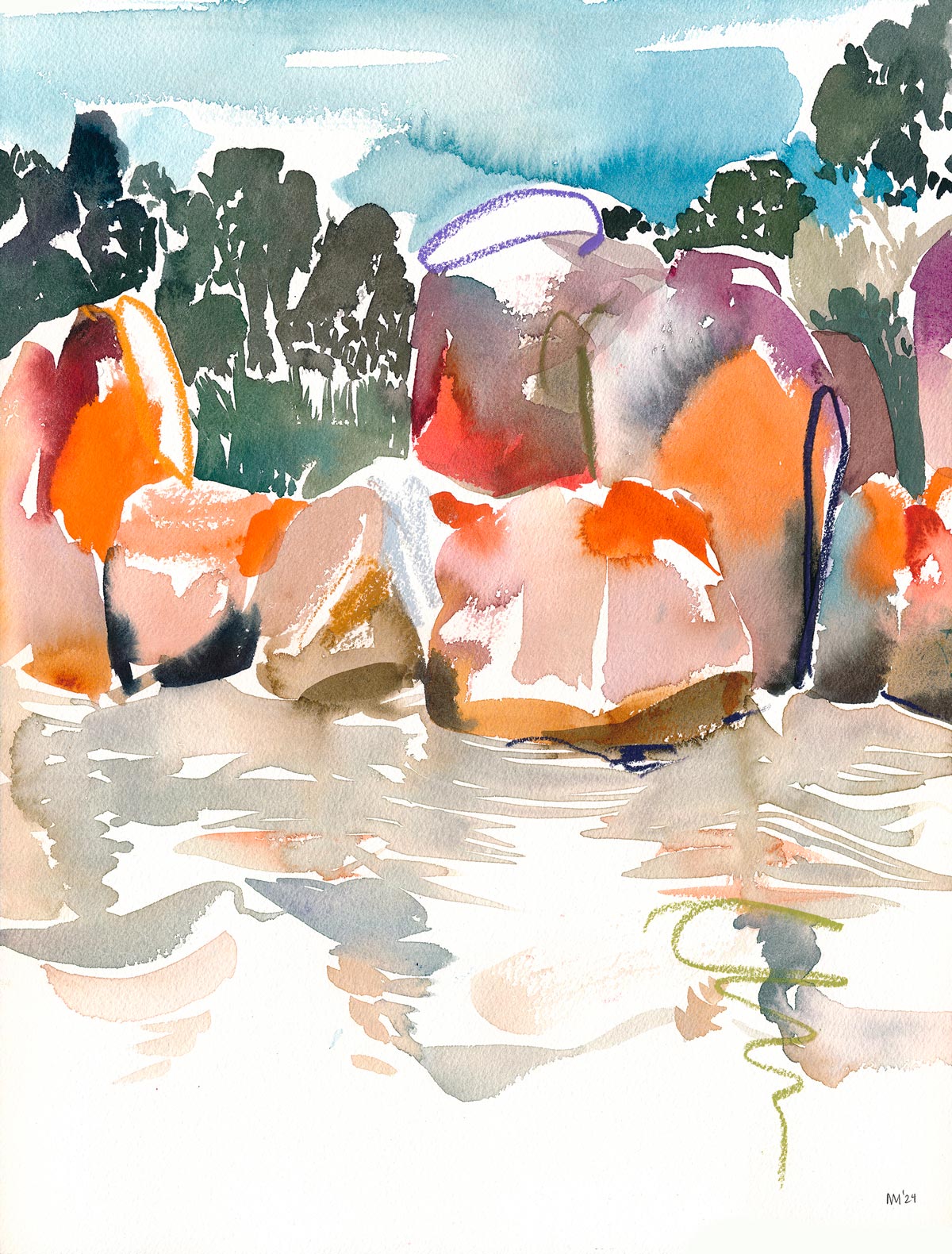 Watercolour Botanicals & Landscapes in Tasmania 2027