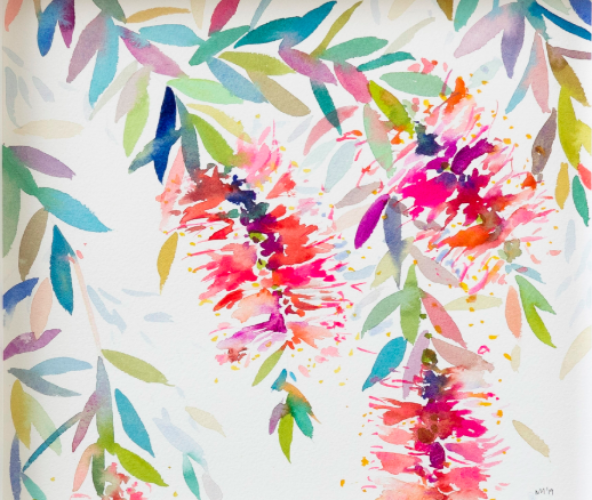 Contemporary Botanicals in Watercolour