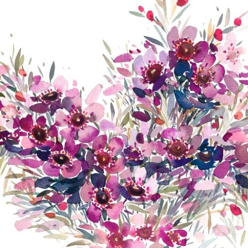 Contemporary Botanicals in Watercolour