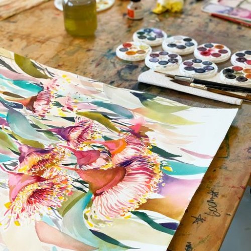 Contemporary Botanicals in Watercolour