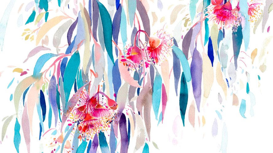 Contemporary Botanicals in Watercolour