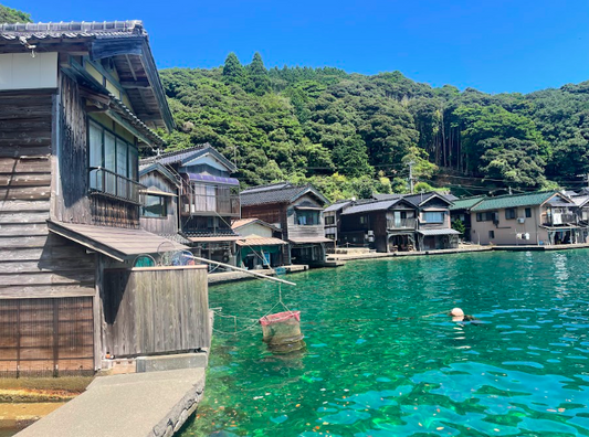 City Sights & Funaya Houses in Japan