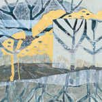 Abstract Landscapes & Botanicals with Acrylics & Stenciling