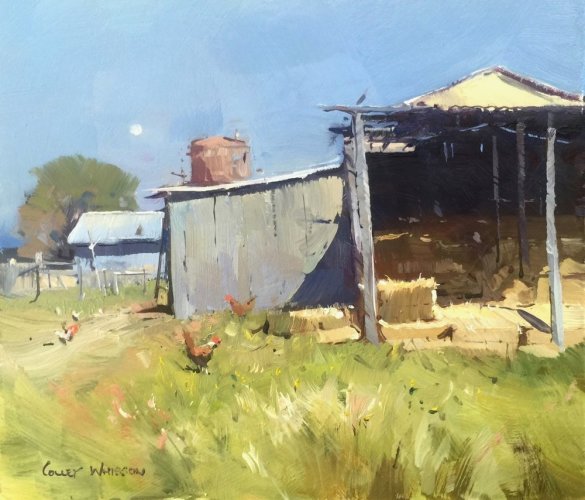 Oil/Acrylic Landscapes in Tasmania