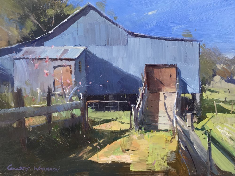 Oil/Acrylic Landscapes in Tasmania