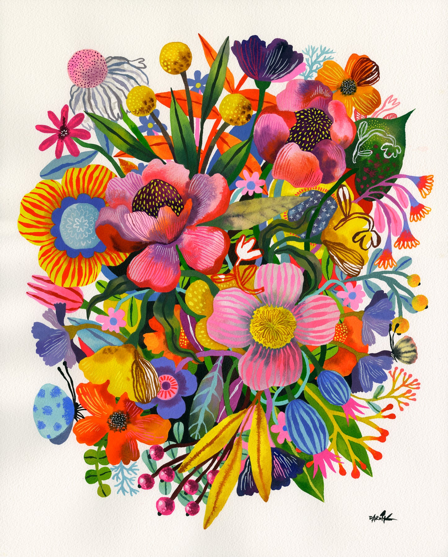 Creative Bloom in Gouache & Watercolour - Sydney Jan2027