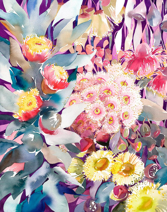 Contemporary Watercolour Wildflowers, Perth [NM-W-Jan27]